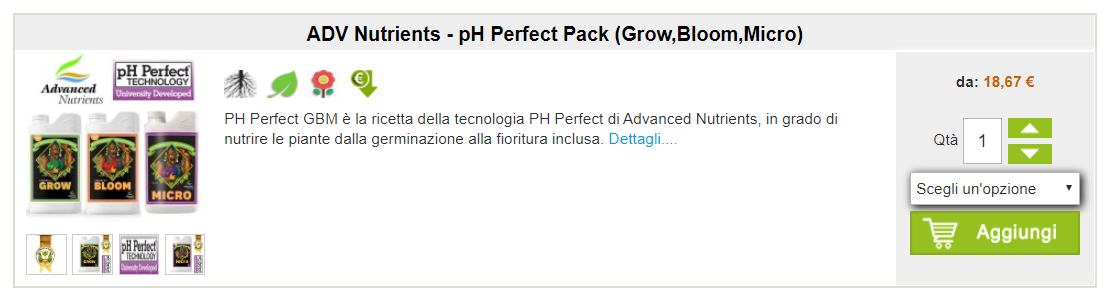 ADV Nutrients ph perfect pack