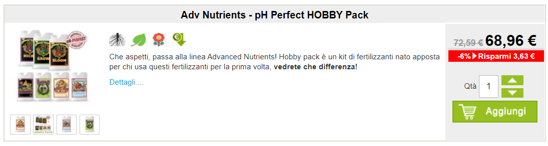 Adv Nutrients - pH Perfect HOBBY Pack